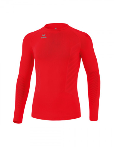Erima Funktionsunterwäsche Langarmshirt Athletic Rundhals (nahtlos) rot Herren
